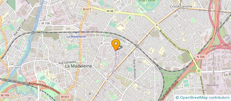 localisation de l'entreprise BYB GASTRONOMIE à MARCQ-EN-BARŒUL