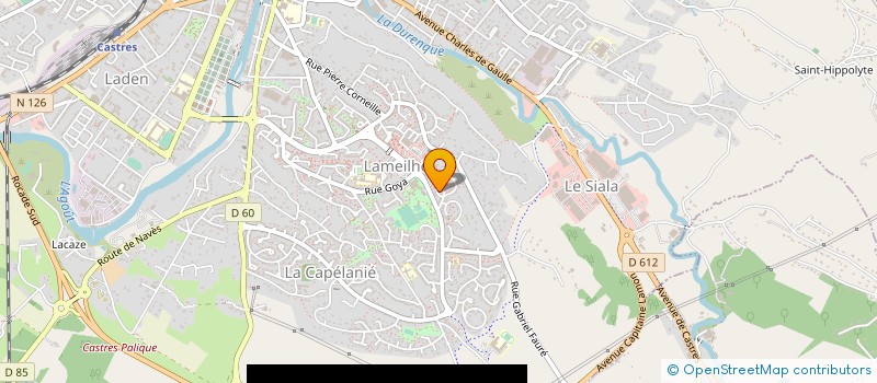 localisation de l'entreprise BYBERANI  CASTRES