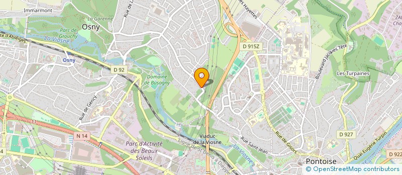 localisation de l'entreprise BYBLOS à OSNY