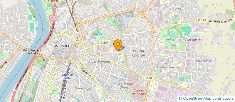 localisation de l'entreprise BYBLOS INVEST  VALENCE