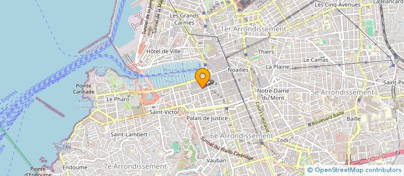 localisation de l'entreprise BYBLOS & PHOCEA DISTRIBUTION à MARSEILLE