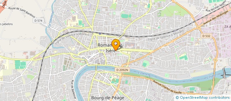 localisation de l'entreprise BYBLOS STREET FOOD  ROMANS-SUR-ISERE