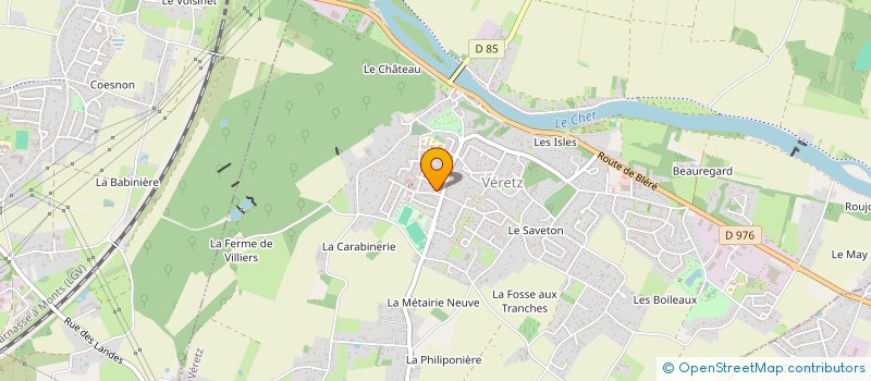 localisation de l'entreprise BYBLUE  VERETZ