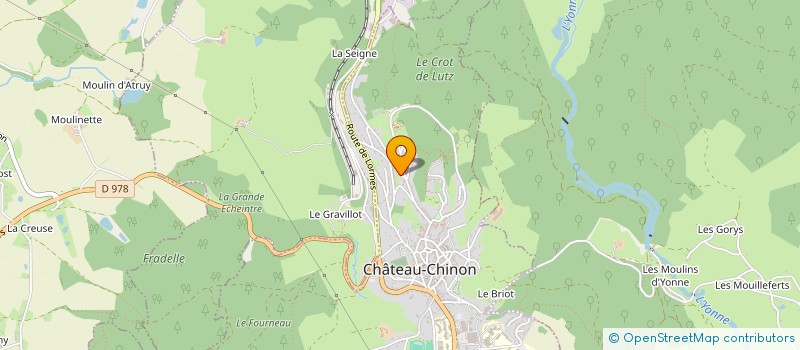 localisation de l'entreprise BYBLYNE  CHATEAU-CHINON (VILLE)