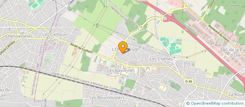 localisation de l'entreprise BYC CONSULTING & ADVISORY  HERBLAY-SUR-SEINE