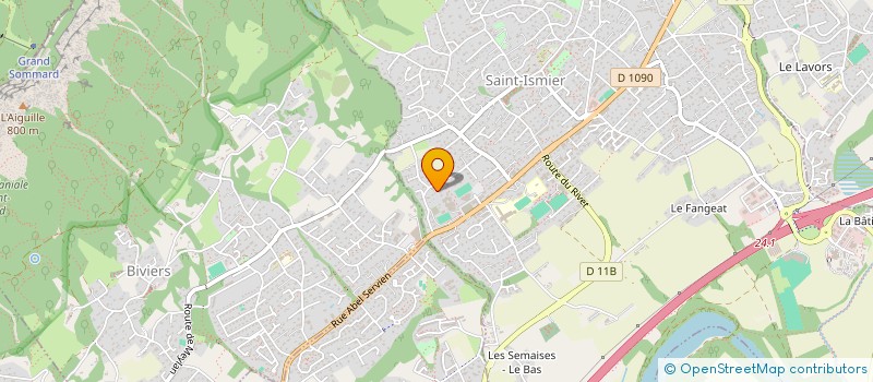 localisation de l'entreprise BYC EXPERTISE & CONSEILS à SAINT-ISMIER