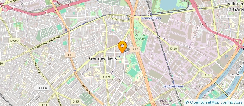 localisation de l'entreprise BYC TRANSPORT à GENNEVILLIERS