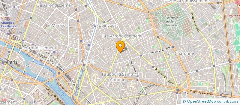 localisation de l'entreprise BYC4M  PARIS