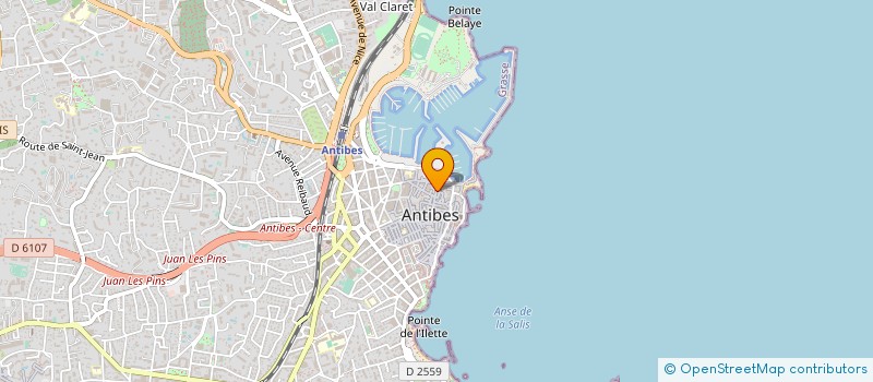 localisation de l'entreprise BYCA à ANTIBES