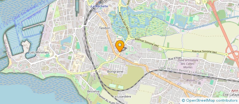 localisation de l'entreprise BYCAR  LA ROCHELLE