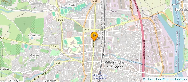 localisation de l'entreprise BYCOEURS CHILD SAFE à VILLEFRANCHE-SUR-SAONE