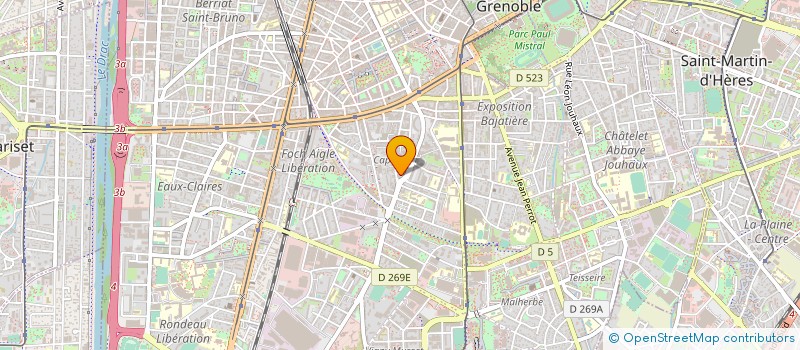 localisation de l'entreprise BYCOMMUTE à GRENOBLE