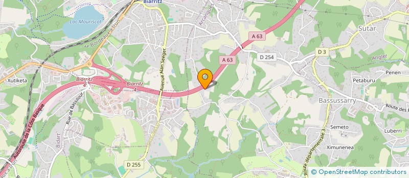localisation de l'entreprise BYD IMMO à BIARRITZ