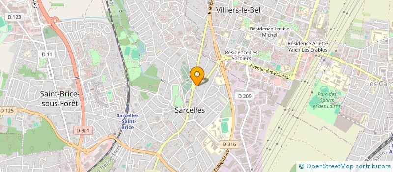 localisation de l'entreprise BYD3R  VILLEMOMBLE