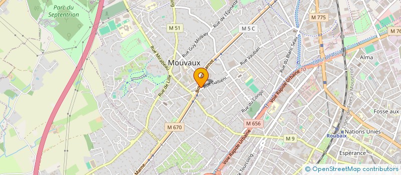 localisation de l'entreprise BYELSA&GAELLE à MOUVAUX