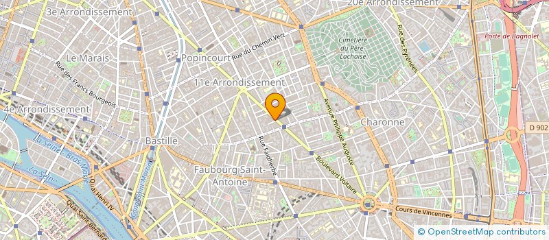 localisation de l'entreprise BYFIT VOLTAIRE  PARIS