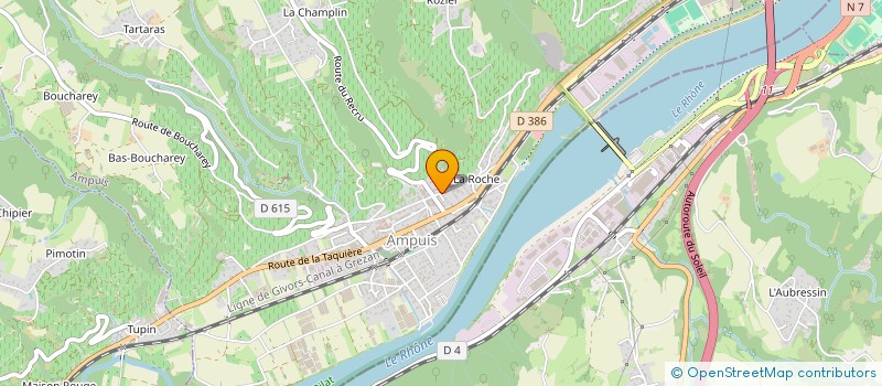 localisation de l'entreprise BYG  AMPUIS