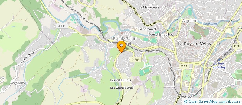 localisation de l'entreprise BYG  ESPALY-SAINT-MARCEL