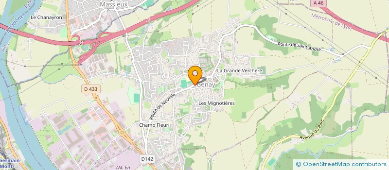 localisation de l'entreprise BYG HOLDING  GENAY