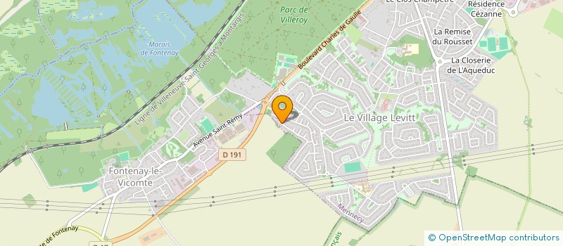 localisation de l'entreprise BYGG-INVEST à MENNECY