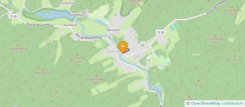 localisation de l'entreprise BYGGVIR  BAERENTHAL