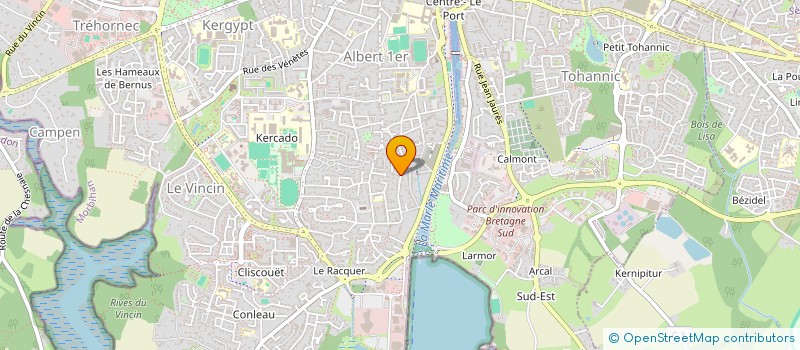 localisation de l'entreprise BYGS à VANNES