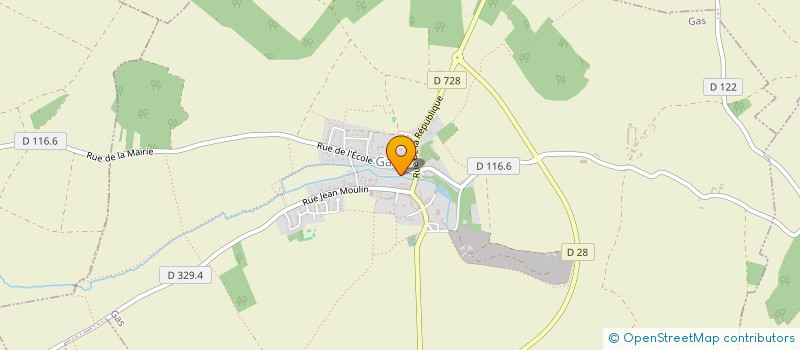 localisation de l'entreprise BYH à GAS