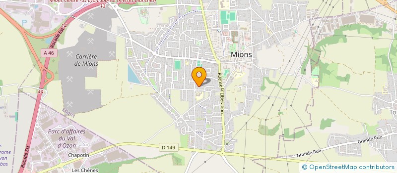 localisation de l'entreprise BYHCR  MIONS