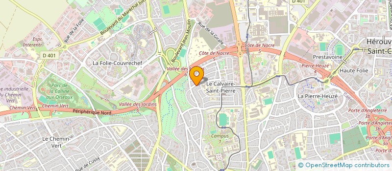 localisation de l'entreprise BYJOVETEK S.A.S.U. à CAEN