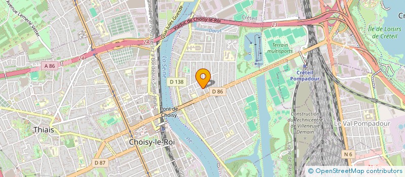 localisation de l'entreprise BYK à CHOISY-LE-ROI