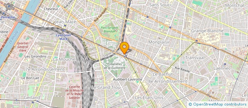 localisation de l'entreprise BYK  LYON