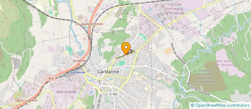localisation de l'entreprise BYK BAT à GARDANNE