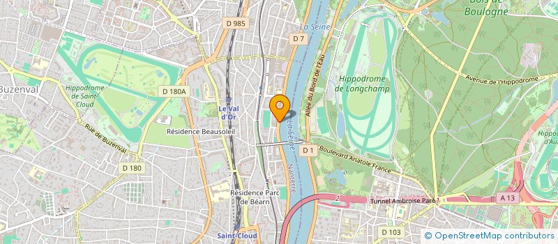 localisation de l'entreprise BYKAIROS  BOULOGNE-BILLANCOURT