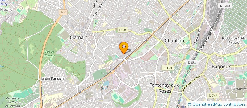 localisation de l'entreprise BYKE AND CO à CLAMART