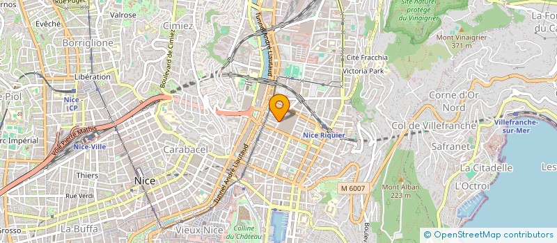 localisation de l'entreprise BYL à NICE