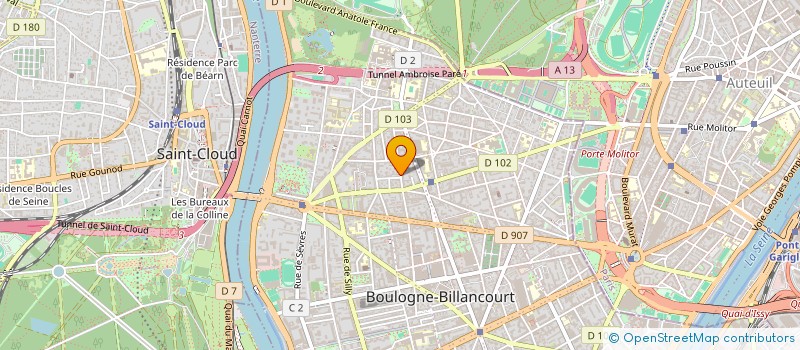 localisation de l'entreprise BYLI/VY à BOULOGNE-BILLANCOURT
