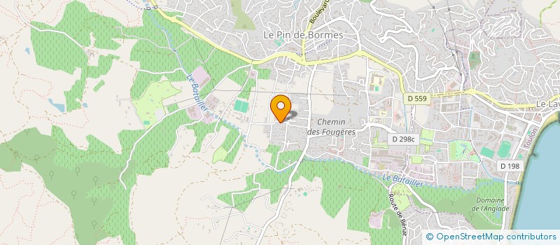 localisation de l'entreprise BYM à BORMES-LES-MIMOSAS