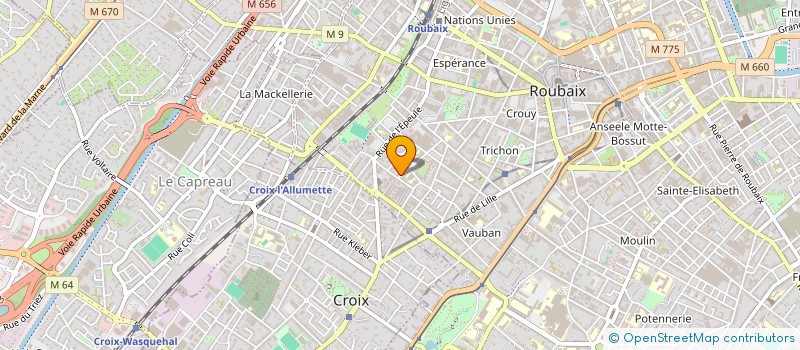 localisation de l'entreprise BYM ISOLATION  LA COURNEUVE