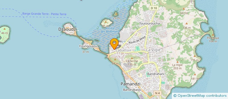 localisation de l'entreprise BYM S SARL à DZAOUDZI
