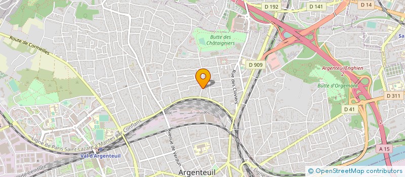 localisation de l'entreprise BYM SERVICES  ARGENTEUIL