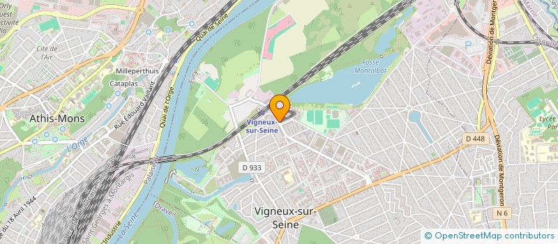 localisation de l'entreprise BYM TRANSPORT à VIGNEUX-SUR-SEINE
