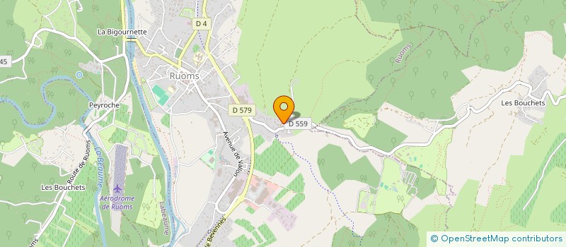 localisation de l'entreprise BYMA  RUOMS