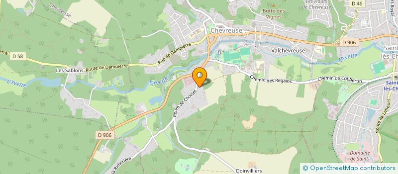 localisation de l'entreprise BYMAK  CHEVREUSE