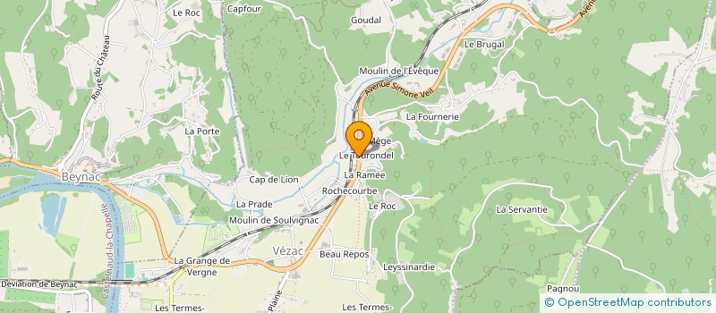 localisation de l'entreprise BYMAM'S  SAINT-ANDRE-D'ALLAS