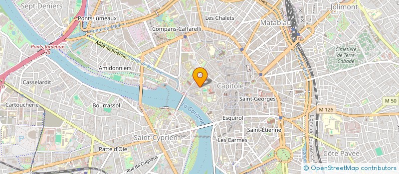 localisation de l'entreprise BYMAP à TOULOUSE