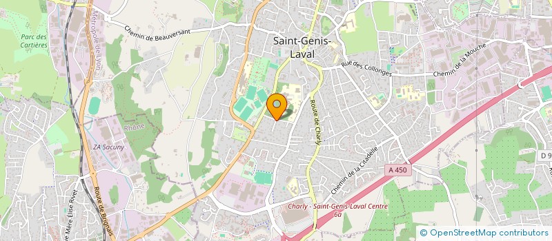 localisation de l'entreprise BYME  SAINT-GENIS-LAVAL