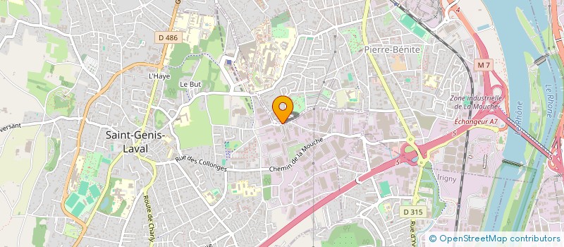 localisation de l'entreprise BYME STORE  SAINT-GENIS-LAVAL
