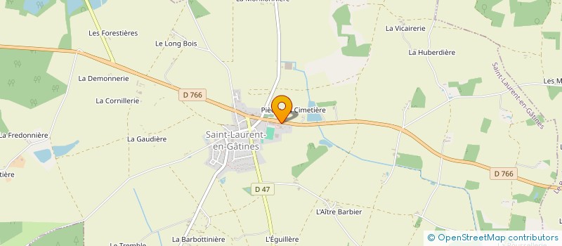 localisation de l'entreprise BYMN  SAINT-LAURENT-EN-GATINES