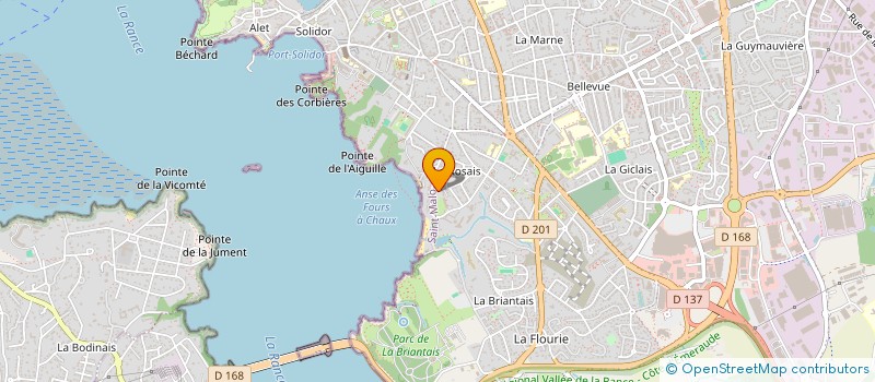 localisation de l'entreprise BYMS à SAINT-MALO