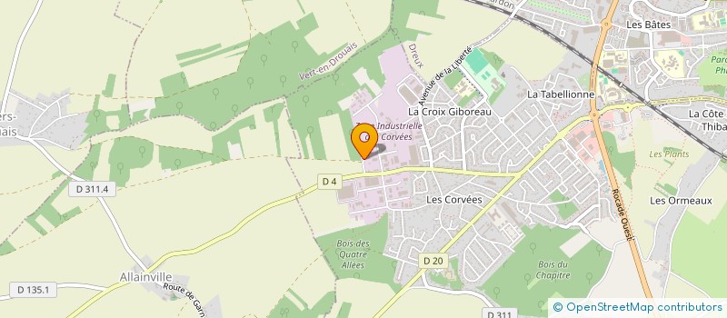 localisation de l'entreprise BYNA à VERNOUILLET
